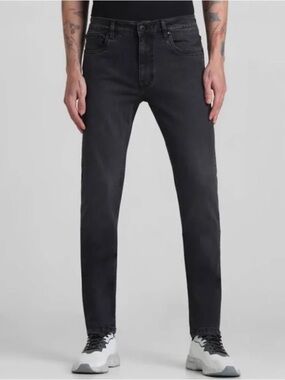 Jack & Jones Men's Black Skinny Ben Jeans 30x30